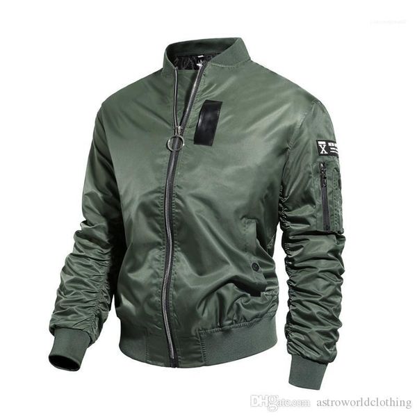 sleeve mens baseball jackets casual warm loose mens outerwear designer mens bomber jacket autumn thick stand collar long, Black;brown
sleeve mens baseball jackets casual warm loose mens outerwear designer mens bomber jacket autumn thick stand collar long, Black;brown