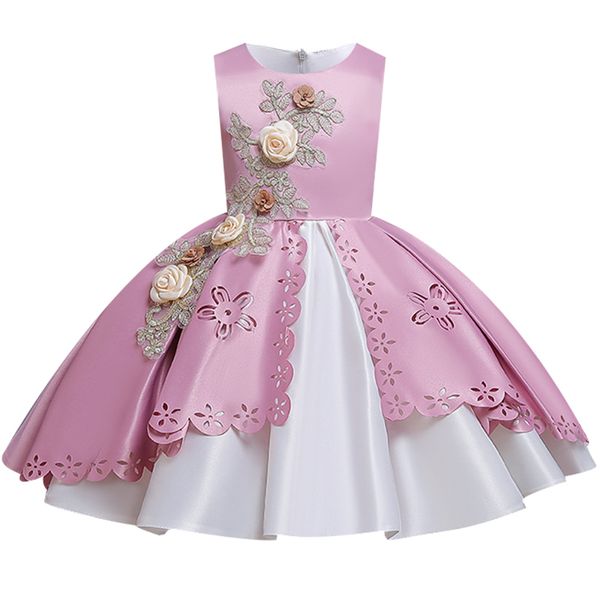 children wedding dresses for open back beading flower baby girls clothes kids christmas party dress y200317, Red;yellow
children wedding dresses for open back beading flower baby girls clothes kids christmas party dress y200317, Red;yellow