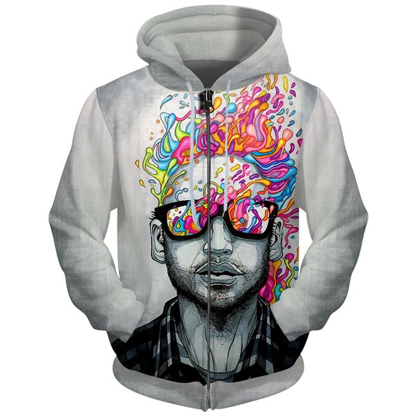 cloudstyle 3d zip up hoodies men portrait color 3d print long sleeves hoody outwear sweatshirt streetwear plus size 5xl, Black
cloudstyle 3d zip up hoodies men portrait color 3d print long sleeves hoody outwear sweatshirt streetwear plus size 5xl, Black