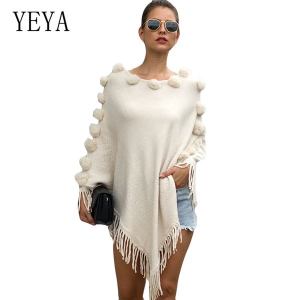 yeya poncho style coat autumn explosion tassel cloak shawl hair ball o neck pullover solid color sweater women poncho knitting, Black
yeya poncho style coat autumn explosion tassel cloak shawl hair ball o neck pullover solid color sweater women poncho knitting, Black