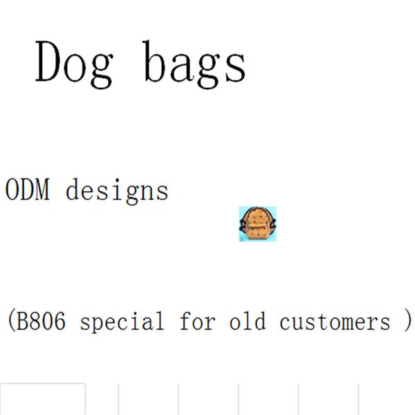 pet accessories waterproof adjustable pu pet backpack dog saddle bag for large dog hiking travel b806