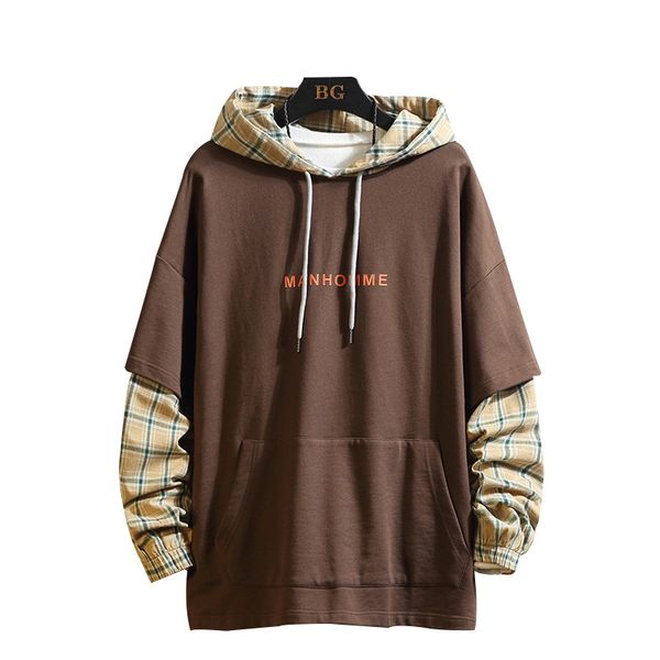 fake two pieces lattice man hoodies large sizes printed men's sweatshirts blue brown m-5xl men hooded sweatshirts, Black
fake two pieces lattice man hoodies large sizes printed men's sweatshirts blue brown m-5xl men hooded sweatshirts, Black