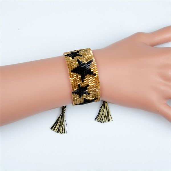 bracelet jewelry ethnic bracelets women seed beads star tassel pulsera handmade woven friendship wholesale, Black
bracelet jewelry ethnic bracelets women seed beads star tassel pulsera handmade woven friendship wholesale, Black