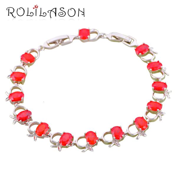 rolilason romantic christmas gift for women trendy bracelets red zircon silver filled fashion jewelry tb1117, Golden;silver
rolilason romantic christmas gift for women trendy bracelets red zircon silver filled fashion jewelry tb1117, Golden;silver
