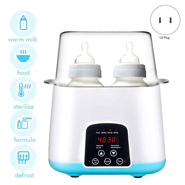 baby bottle warmer, bottle steam sterilizer 5-in-1 smart thermostat double bottle baby food heater for breast milk or formula
baby bottle warmer, bottle steam sterilizer 5-in-1 smart thermostat double bottle baby food heater for breast milk or formula