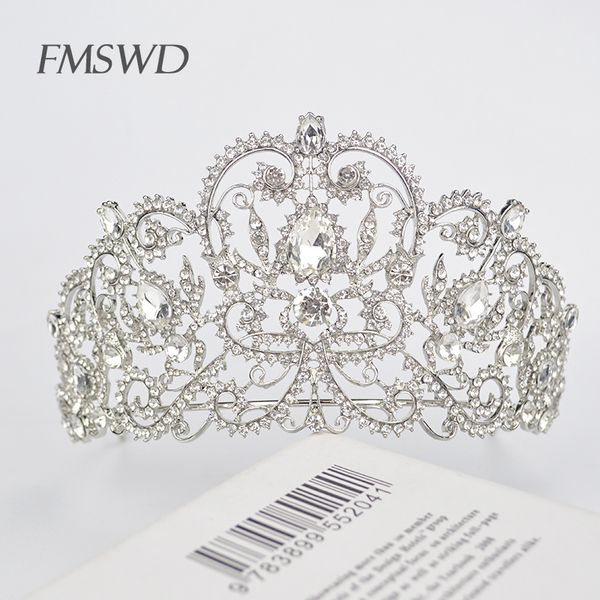baroque luxury full rhinestone wedding crown princess tiara for women bride fashion hair jewelry hair accessories pageant crown, Golden;white
baroque luxury full rhinestone wedding crown princess tiara for women bride fashion hair jewelry hair accessories pageant crown, Golden;white