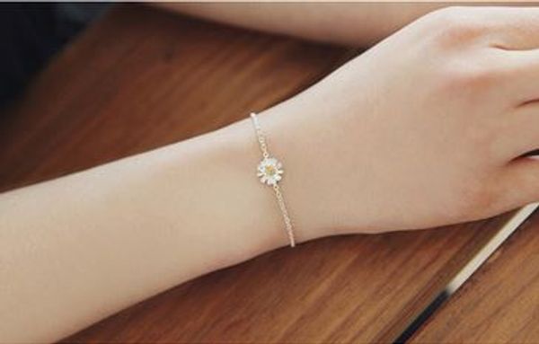 silver bracelet silver flower fresh summer small daisy sun flower sunflower bracelet bracelets for women, Black
silver bracelet silver flower fresh summer small daisy sun flower sunflower bracelet bracelets for women, Black