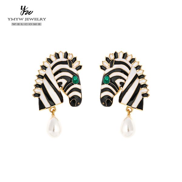 ymyw za fashion brand zebra animal dangle earrings personalized imitation pearl earrings for women girls party gift oorbellen, Silver
ymyw za fashion brand zebra animal dangle earrings personalized imitation pearl earrings for women girls party gift oorbellen, Silver