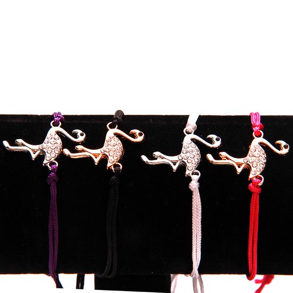 diamond flamingo pendeloque cut diy jade line manual weave bracelet gift bracelet, Golden;silver
diamond flamingo pendeloque cut diy jade line manual weave bracelet gift bracelet, Golden;silver