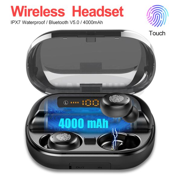 shuobozd tws 5.0 bluetooth 9d stereo earphone wireless earphones ipx7 waterproof earphones sport headphone with 4000mah power bank
shuobozd tws 5.0 bluetooth 9d stereo earphone wireless earphones ipx7 waterproof earphones sport headphone with 4000mah power bank