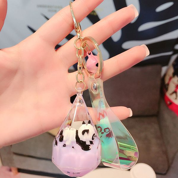creative cute floating panda acrylic milk bottle keychain moving liquid quicksand drift bottle keyring for women bag pendant
creative cute floating panda acrylic milk bottle keychain moving liquid quicksand drift bottle keyring for women bag pendant