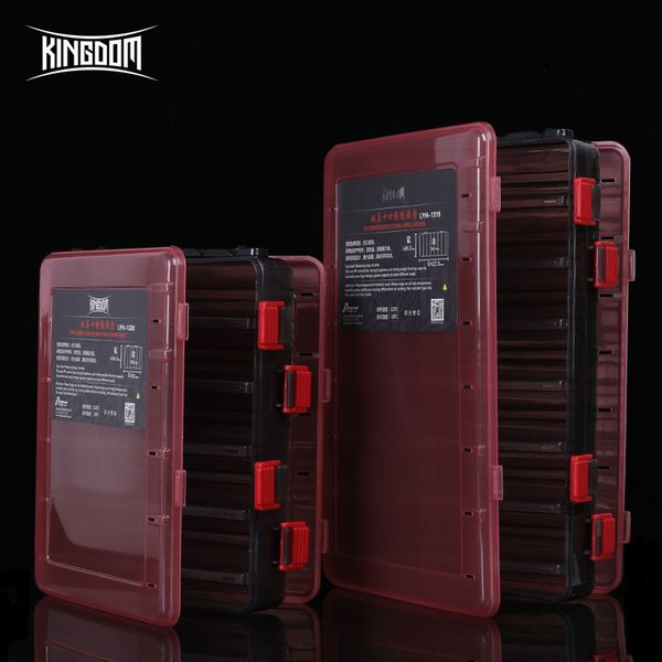 kingdom 2019 fishing lure tackle box 1216 compartments plastic fishing accessories storage case double sided high strength boxs
kingdom 2019 fishing lure tackle box 1216 compartments plastic fishing accessories storage case double sided high strength boxs