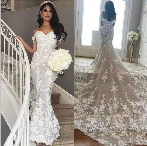 arabic mermaid wedding dresses boho plus size lace wedding dresses bridal gowns 2019 long train backless country wedding dresses, White
arabic mermaid wedding dresses boho plus size lace wedding dresses bridal gowns 2019 long train backless country wedding dresses, White