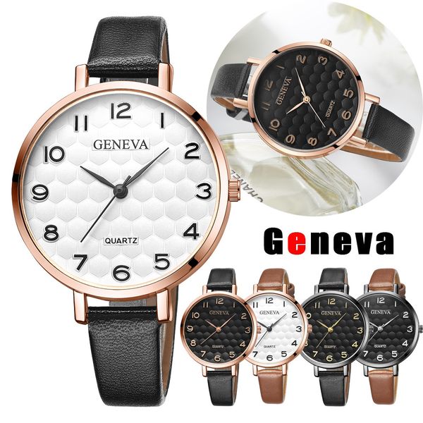 women men simple quartz analog watch silver gold leather band wrist watches gifts for women montre luxe femme, Slivery;brown
women men simple quartz analog watch silver gold leather band wrist watches gifts for women montre luxe femme, Slivery;brown