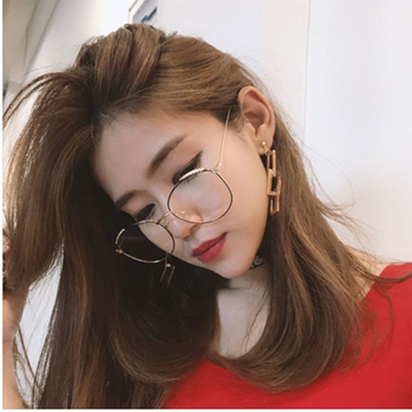 2019 women men optical metal art feather eyeglasses frame retro plain mirror myopia computer eyewear glasses pearl, Black
2019 women men optical metal art feather eyeglasses frame retro plain mirror myopia computer eyewear glasses pearl, Black