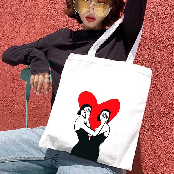 character print cartoon funny reusable shopping bag fashion women canvas tote bags eco bag shopper shoulder bags fashion
character print cartoon funny reusable shopping bag fashion women canvas tote bags eco bag shopper shoulder bags fashion