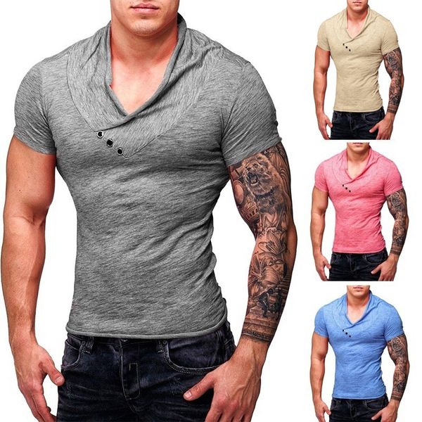 футболка мужская slim fit solid outdoor jogging v-образным вырезом личность тонкий летний повседневный стиль простые топы рубашки homme, White;black
футболка мужская slim fit solid outdoor jogging v-образным вырезом личность тонкий летний повседневный стиль простые топы рубашки homme, White;black