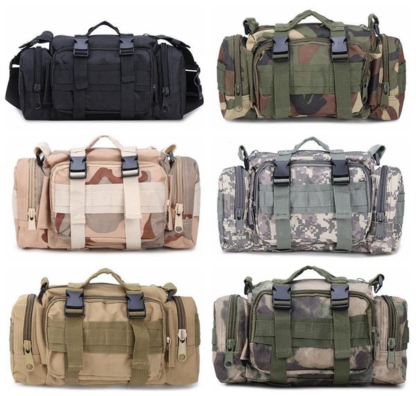 camouflage tactical package nylon travel bag high capacity nylon handbag outdoor sports bag