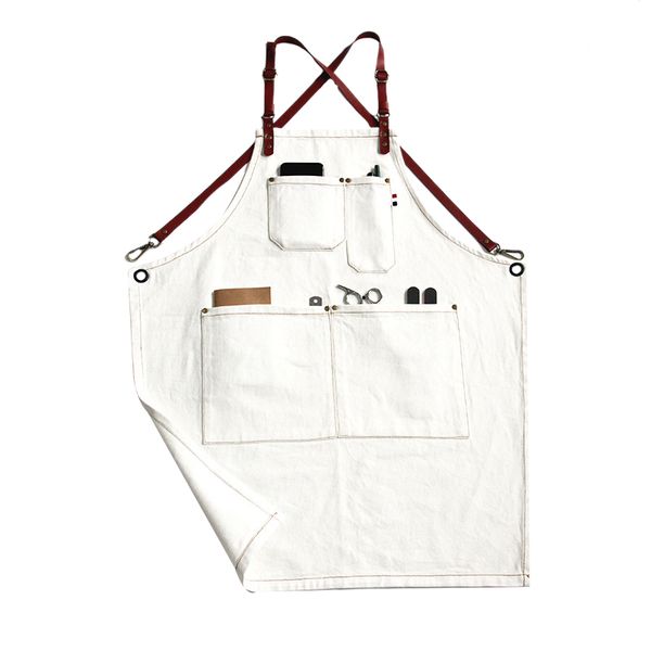 canvas cook apron barista bartender chef hairdressing apron catering uniform work wear anti-dirty overalls
canvas cook apron barista bartender chef hairdressing apron catering uniform work wear anti-dirty overalls