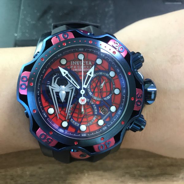invicta venom model 27043 52.5mm stainless steel reserve limited edition marvel spiderman captain america men quartz watch, Slivery;brown
invicta venom model 27043 52.5mm stainless steel reserve limited edition marvel spiderman captain america men quartz watch, Slivery;brown
