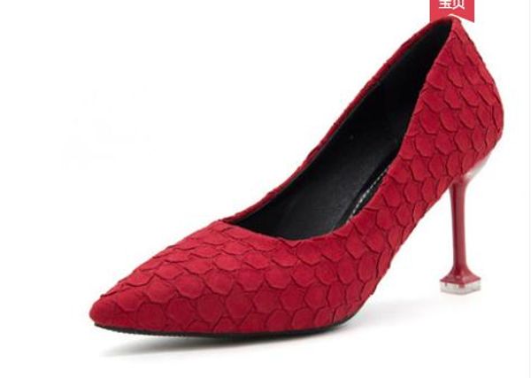 2019 women's shoes in spring and autumn with new style high heel fine heel pointed end suede @244, Black
2019 women's shoes in spring and autumn with new style high heel fine heel pointed end suede @244, Black