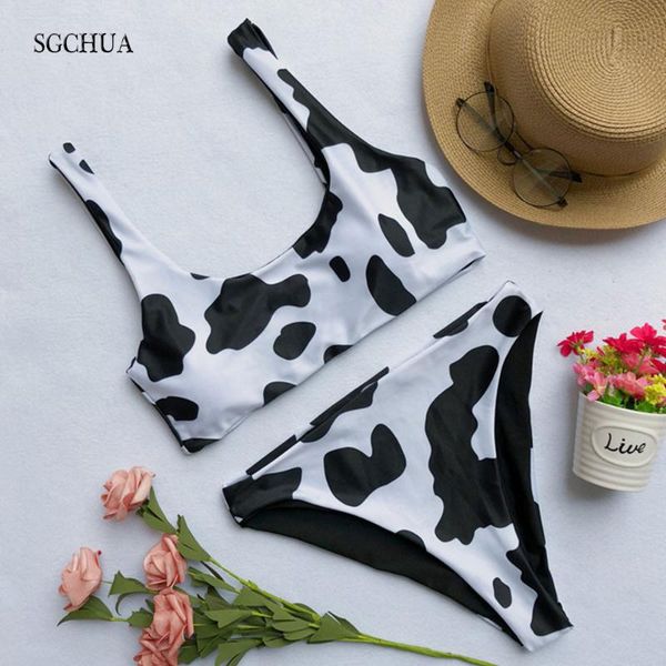 sgchua new cow print bikini women beach biquini white and black swimsuit may beachwear high waist swimwear sport bathing suit, White;black
sgchua new cow print bikini women beach biquini white and black swimsuit may beachwear high waist swimwear sport bathing suit, White;black