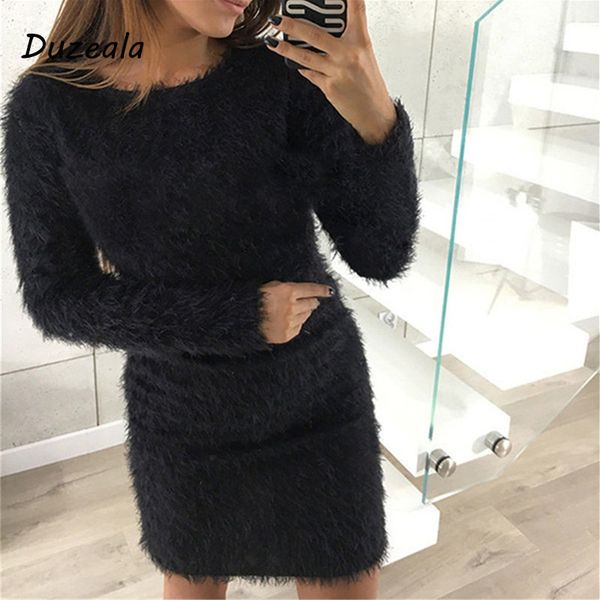 fashion winter plush sweater dress women party night bodycon christmas black clothing mini bandage knitted dress for female, Black;gray
fashion winter plush sweater dress women party night bodycon christmas black clothing mini bandage knitted dress for female, Black;gray