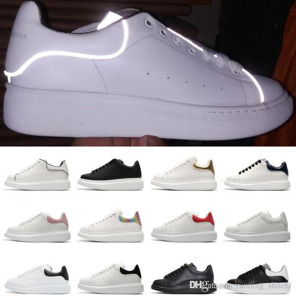 3m reflective designer shoe fashion luxury women mens leather lace up platform oversized sole sneakers white black casual shoes
3m reflective designer shoe fashion luxury women mens leather lace up platform oversized sole sneakers white black casual shoes