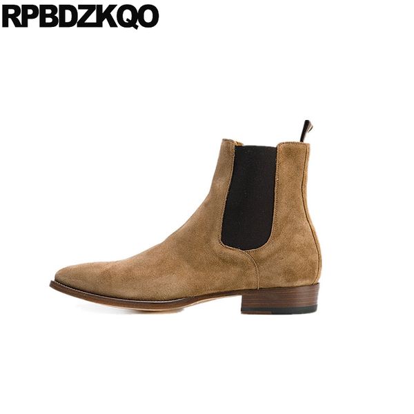 shoes plus size slip on short party footwear mens pointed toe dress boots autumn booties suede genuine leather, Black
shoes plus size slip on short party footwear mens pointed toe dress boots autumn booties suede genuine leather, Black