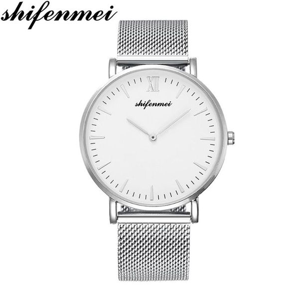 shifenmei women watch fashion sport watches ladies stainless steel mesh waterproof quartz casual wristwatch, Slivery;brown
shifenmei women watch fashion sport watches ladies stainless steel mesh waterproof quartz casual wristwatch, Slivery;brown