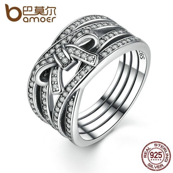 bamoer new classic 925 sterling silver big bow knot delicate sentiments ring finger ring for women wedding fine jewelry pa7189, Slivery;golden
bamoer new classic 925 sterling silver big bow knot delicate sentiments ring finger ring for women wedding fine jewelry pa7189, Slivery;golden