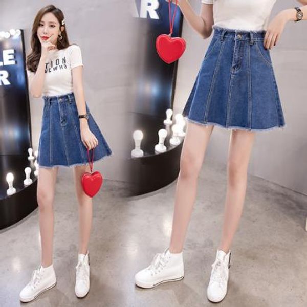 skirts denim skirt high waist a-line mini women 2021 summer ropaarrivals pockets blue jean style saia jeans lj183, Black
skirts denim skirt high waist a-line mini women 2021 summer ropaarrivals pockets blue jean style saia jeans lj183, Black