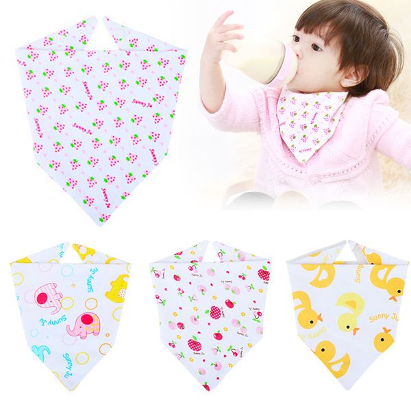 Cotton Bibs Infant Feeding Baby Kids Saliva Bib Washable Cute cartoon image Triangle towel Children Random Color boys girls
Cotton Bibs Infant Feeding Baby Kids Saliva Bib Washable Cute cartoon image Triangle towel Children Random Color boys girls