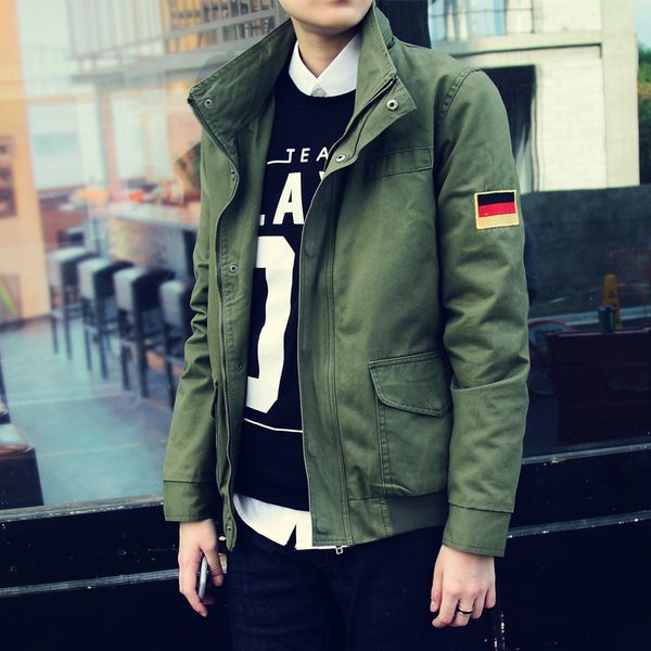 2019 autumn winter new army green men's jacket fashionable double collar jacket men's thickening casual coat m-2xl, Black;brown
2019 autumn winter new army green men's jacket fashionable double collar jacket men's thickening casual coat m-2xl, Black;brown