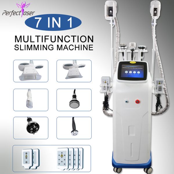 Cost Effective Cryolipolysis Machine Cryotherapy Fat E Ultrasonic Cavitation Slim Rf Skin Tighten Laser Lipo Weight Loss Salon Device