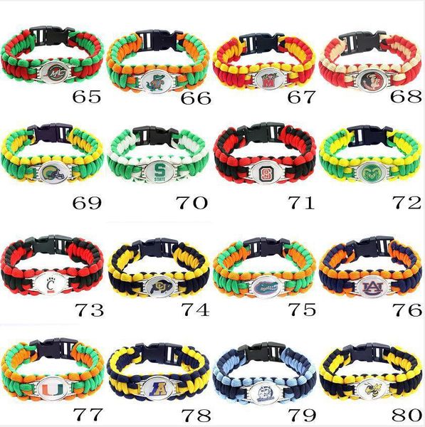 usa university sports team umbrella rope organization bracelet seek survival bracelet, Golden;silver
usa university sports team umbrella rope organization bracelet seek survival bracelet, Golden;silver