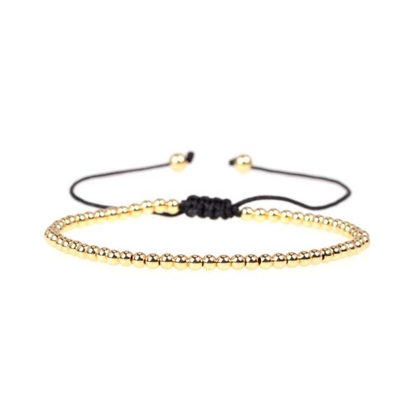 charms charming women mens lace-up thread bracelets 3mm copper beads bracelets jewelry simple brass beads, Black
charms charming women mens lace-up thread bracelets 3mm copper beads bracelets jewelry simple brass beads, Black