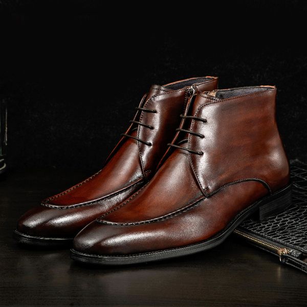 boots men's fahion cow leather weding party dress shoes point toe ankle boot gentleman zapatos de hombre botas man, Black
boots men's fahion cow leather weding party dress shoes point toe ankle boot gentleman zapatos de hombre botas man, Black