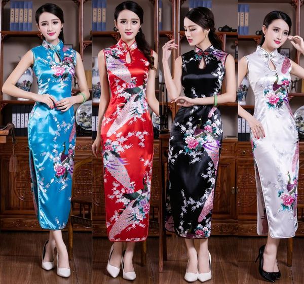 ladies casual print florl cheongsam sleeveless dripping dress chinese traditional women qipao long vestidos s l xl xxl, Red
ladies casual print florl cheongsam sleeveless dripping dress chinese traditional women qipao long vestidos s l xl xxl, Red