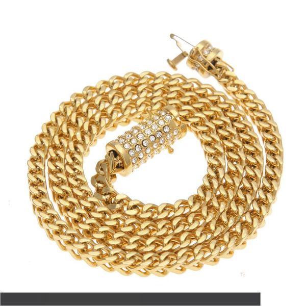 2019 new hip hop essence heavy diamond insurance buckle stainless steel protect color male person keel chain iced out necklace 73cm 110g, Silver
2019 new hip hop essence heavy diamond insurance buckle stainless steel protect color male person keel chain iced out necklace 73cm 110g, Silver