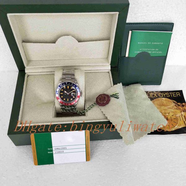 bpf aluminum bezel antique edition r-gmt ref.1675 vintage 2813 gmt work automatic movement men watch classic strap original box, Slivery;brown
bpf aluminum bezel antique edition r-gmt ref.1675 vintage 2813 gmt work automatic movement men watch classic strap original box, Slivery;brown