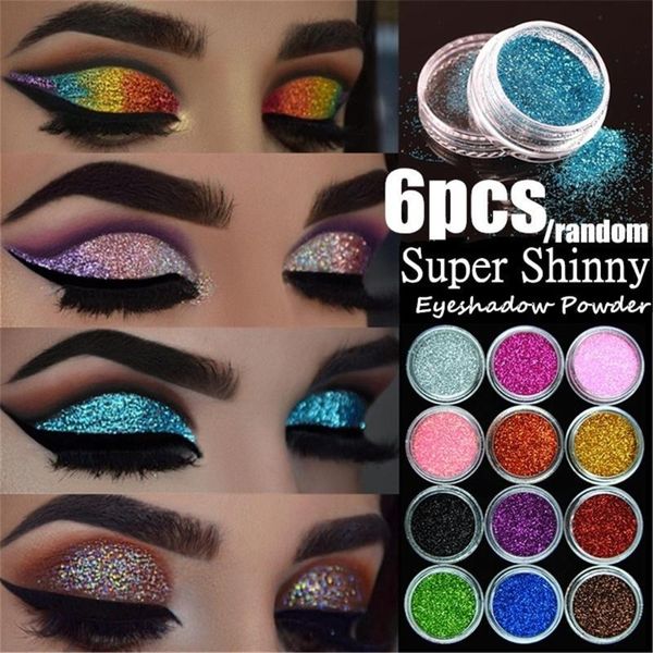 eye shadow random 6pcs glitter eyeshadow mixed color shimmer palette long lasting diamond waterproof mineral powder
eye shadow random 6pcs glitter eyeshadow mixed color shimmer palette long lasting diamond waterproof mineral powder