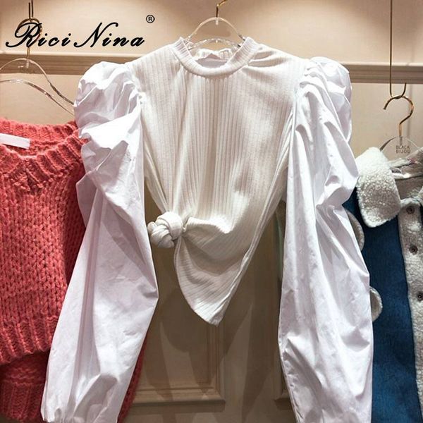 ricinina knitted sweater women winter 2019 o neck puff sleeve patchwork elegant sweaters women pullovers sweater spring 2019, White;black
ricinina knitted sweater women winter 2019 o neck puff sleeve patchwork elegant sweaters women pullovers sweater spring 2019, White;black