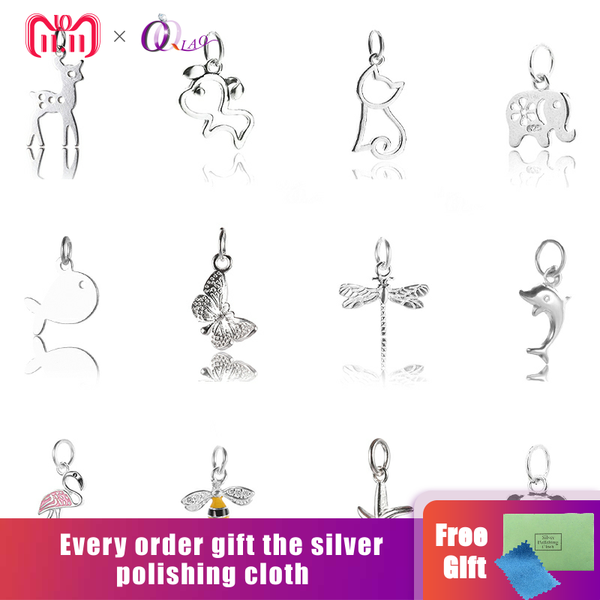 one piece 925 sterling silver pendant of cute animals for women sterling silver jewelry making necklace bracelet accessories, Bronze;silver
one piece 925 sterling silver pendant of cute animals for women sterling silver jewelry making necklace bracelet accessories, Bronze;silver