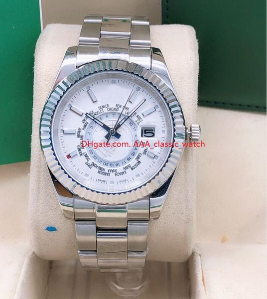 new watches 42mm sky-dweller white dial 326938 asia 2813 automatic mechanical mens watch watches, Slivery;brown
new watches 42mm sky-dweller white dial 326938 asia 2813 automatic mechanical mens watch watches, Slivery;brown