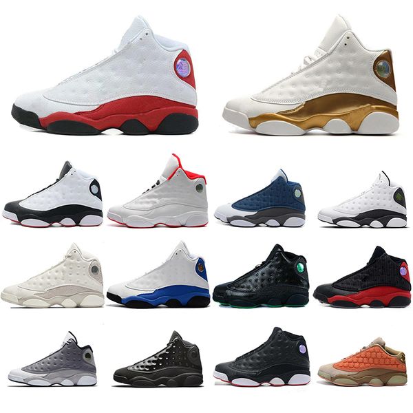 13 13s Cap And Gown Mens Basketball Shoes Atmosphere Grey Terracotta Blush Chicago Black Cat Flints Bred DMP men Sports Sneakers Size 40-47
13 13s Cap And Gown Mens Basketball Shoes Atmosphere Grey Terracotta Blush Chicago Black Cat Flints Bred DMP men Sports Sneakers Size 40-47