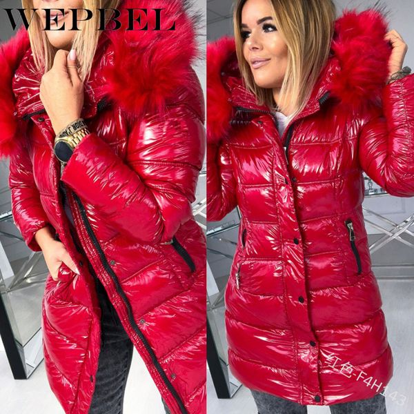 wepbel women's down jacket cotton-padded clothes mid-length faux fur collar slim jacket autumn and winter new style coat, Black
wepbel women's down jacket cotton-padded clothes mid-length faux fur collar slim jacket autumn and winter new style coat, Black