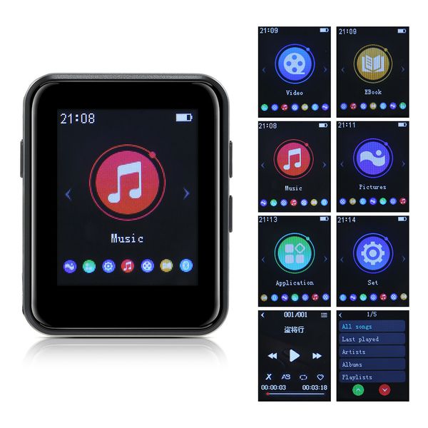 benjie x1 4gb 8gb mp3 player full touch screen portable music player bt5.0 fm radio receiver with headphones
benjie x1 4gb 8gb mp3 player full touch screen portable music player bt5.0 fm radio receiver with headphones