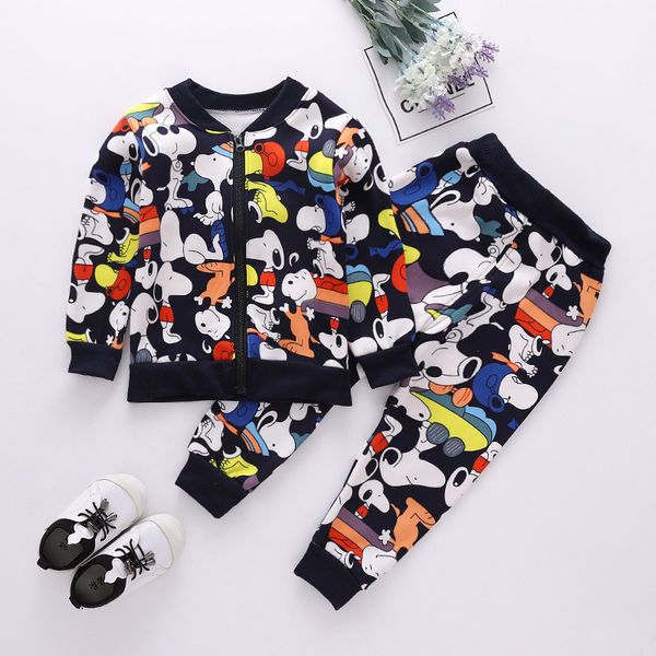fashion children's wear winter baby clothes mickey shirt coat and pants set warm suit for the boys and girls, White
fashion children's wear winter baby clothes mickey shirt coat and pants set warm suit for the boys and girls, White