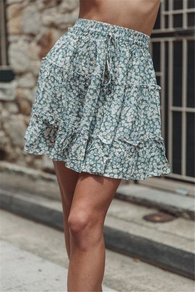 floral printed beach short dresses women above knee a link dresses high waisted flounces summer dresses, Black
floral printed beach short dresses women above knee a link dresses high waisted flounces summer dresses, Black